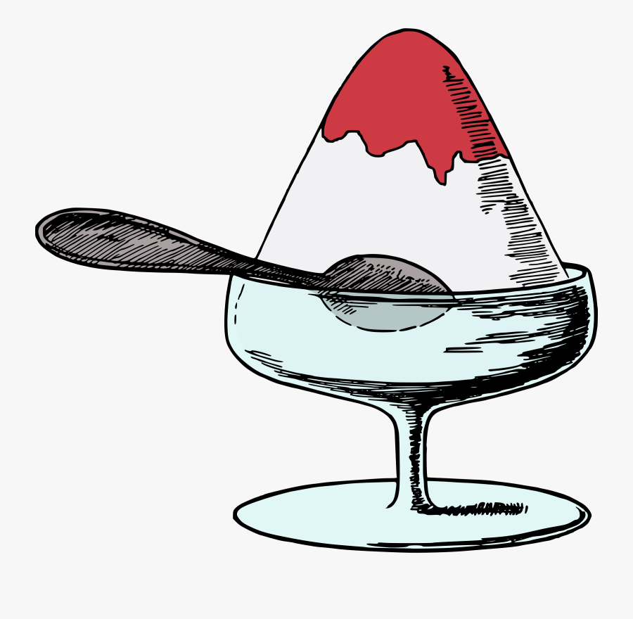 Clipart - Shaved Ice Cartoon, Transparent Clipart