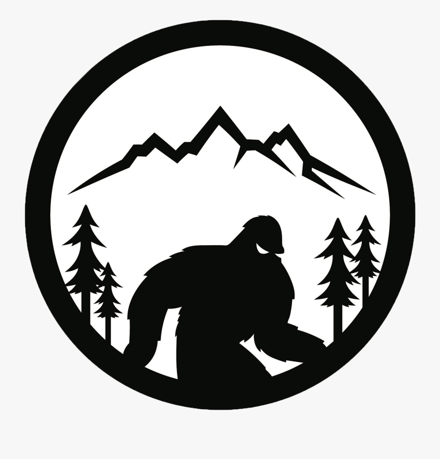 Transparent Sasquatch Silhouette, Transparent Clipart