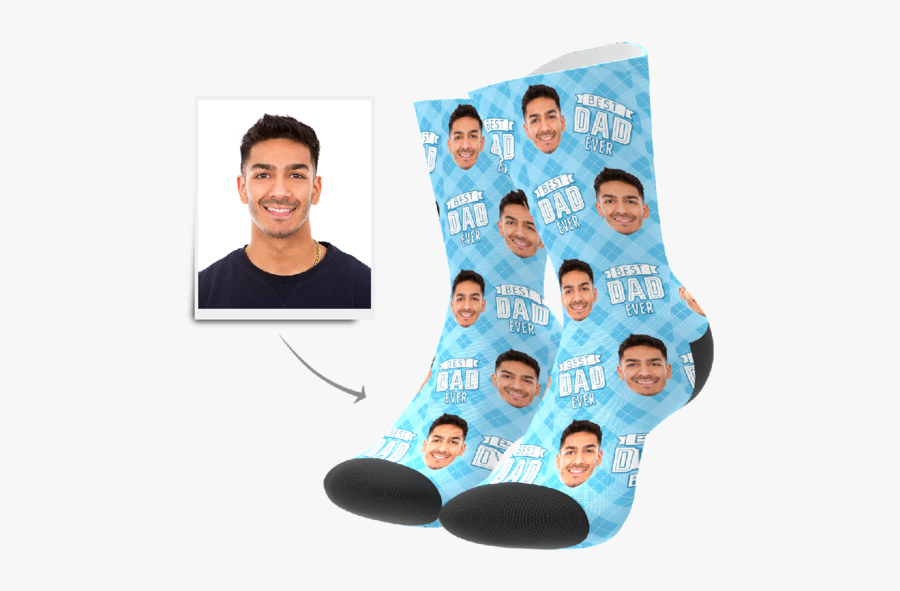 Best Dad Ever - Sock, Transparent Clipart