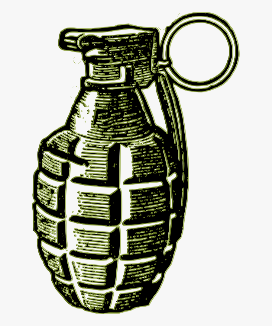 Glass Bottle,artifact,black And White - World War 2 Grenade Clipart, Transparent Clipart