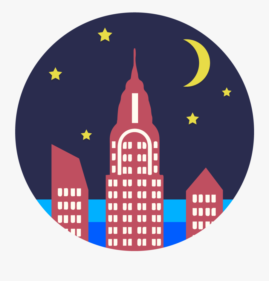 Nyc - Circle, Transparent Clipart