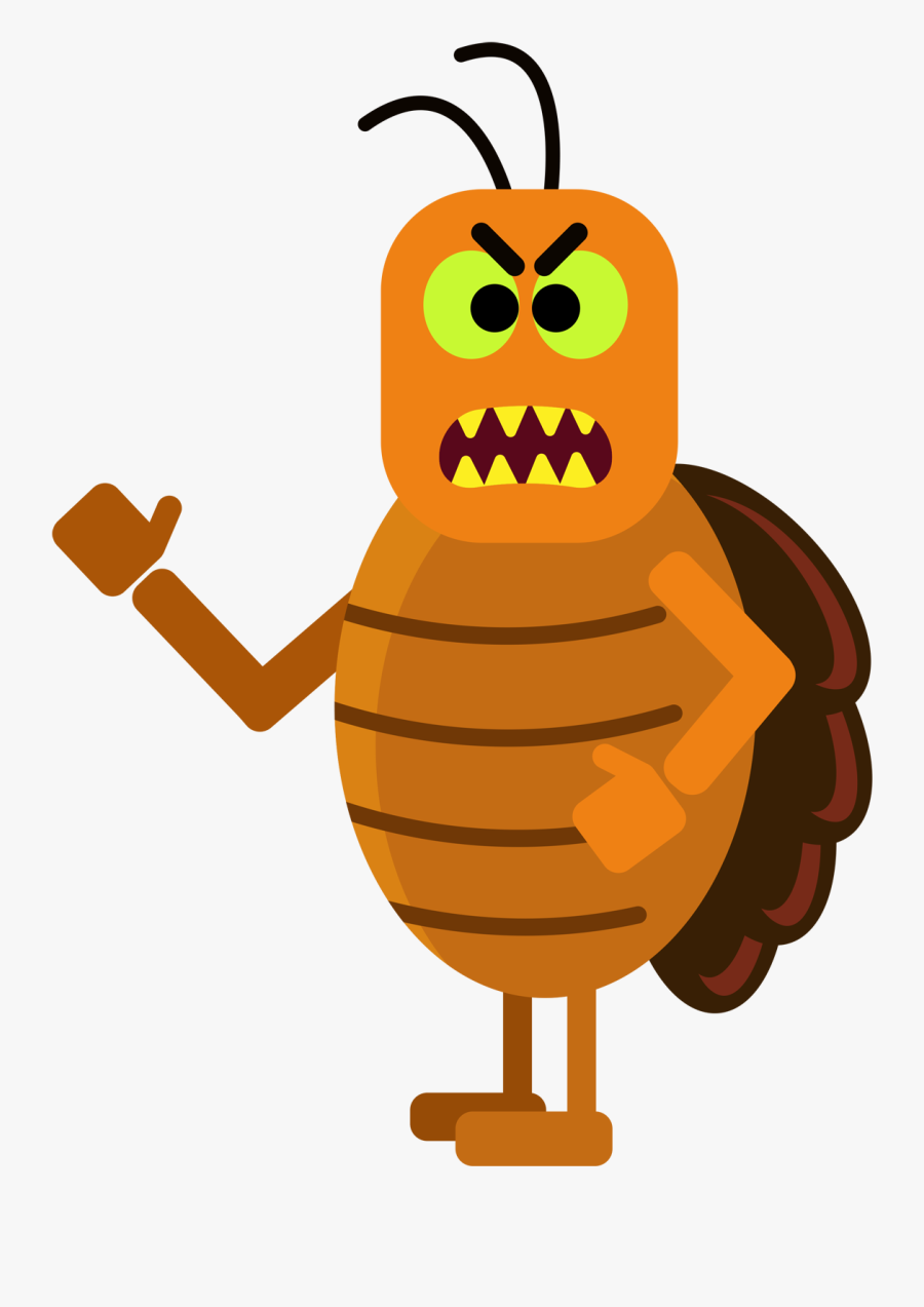 Emoji Cockroach, Transparent Clipart