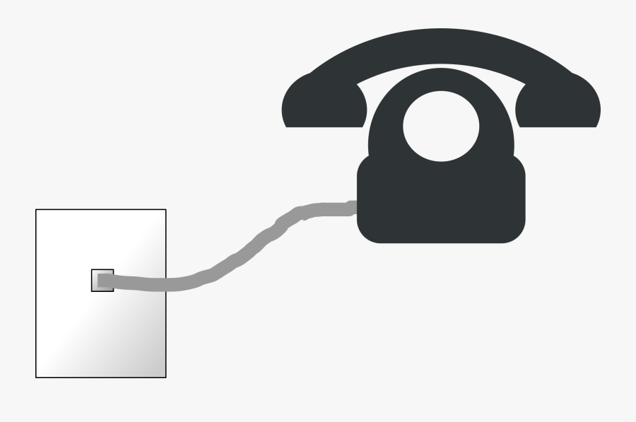 Angle,text,brand - Phone Connected To The Wall, Transparent Clipart