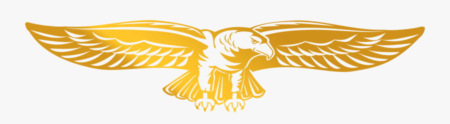Wing,eagle,yellow,animal Figure,line,bird Of Prey,hawk,wildlife,clip - Logo Golden Eagle Png, Transparent Clipart