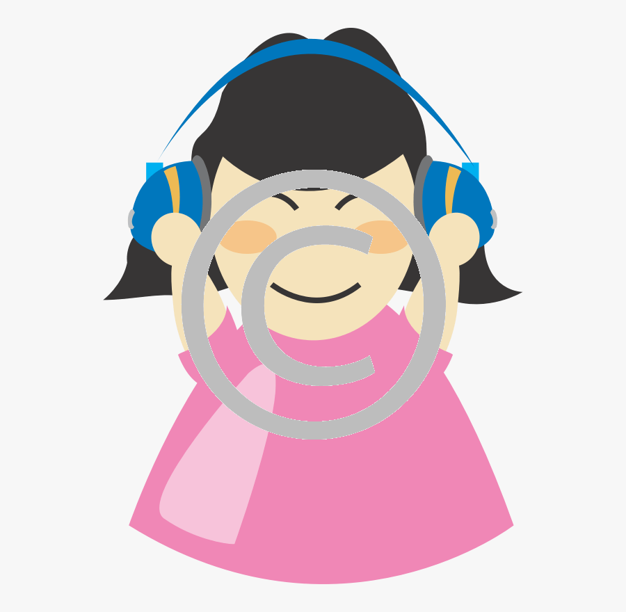 Transparent Headphone Clipart Png - Person With Headphones Clipart, Transparent Clipart