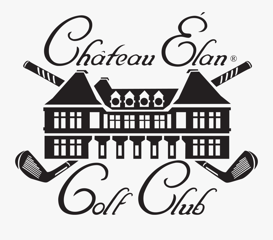 Chateau Elan Golf Logo, Transparent Clipart