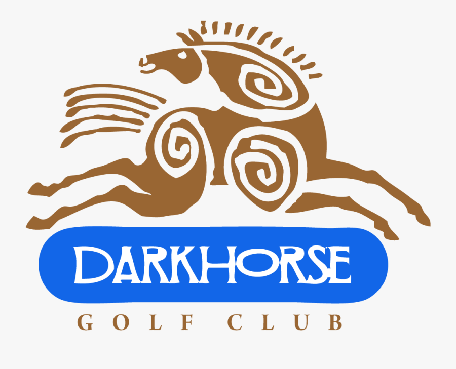 Darkhorse Golf Club Logo, Transparent Clipart