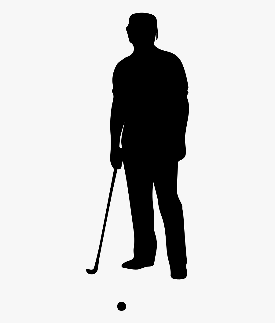 Golfer - Golfers Silhouette Png, Transparent Clipart