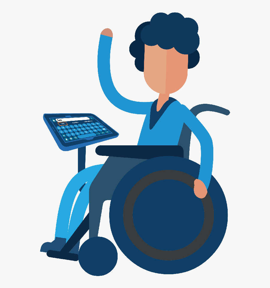 Clip Art Assistive Technology - Disabled People Smart Home, Transparent Clipart