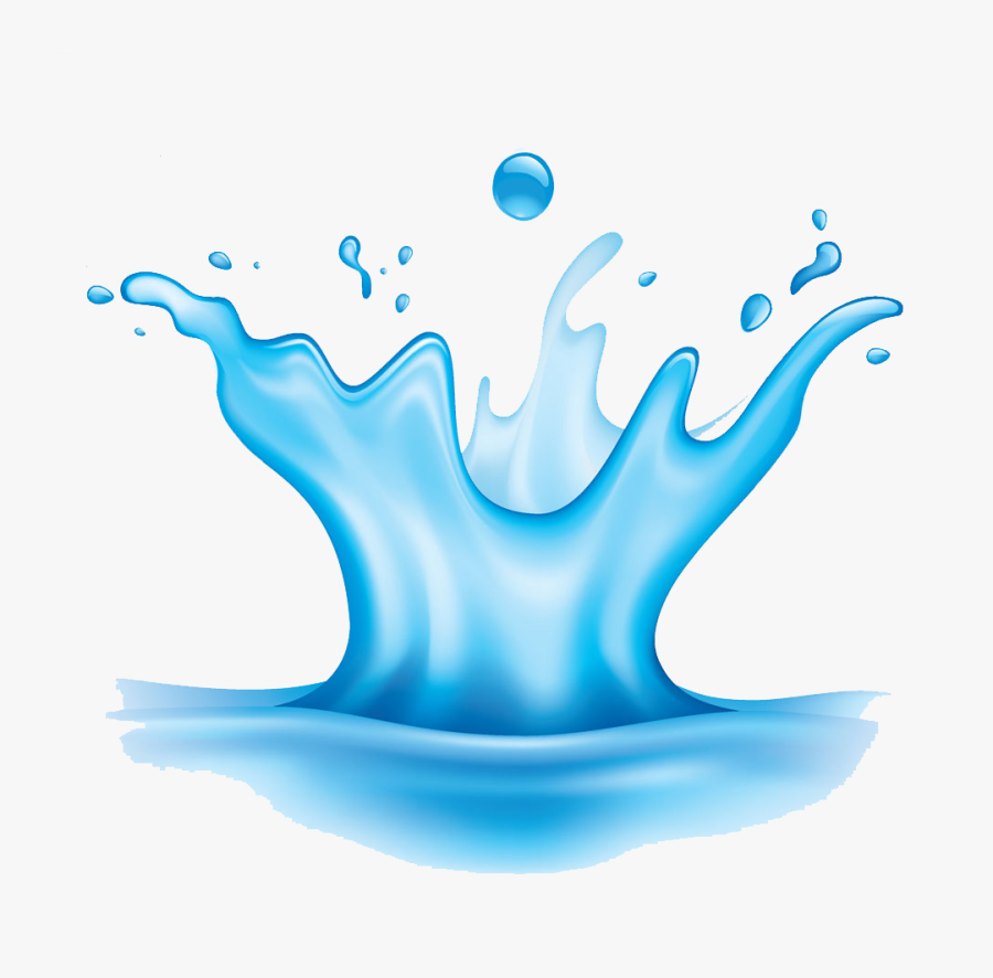 Splash Clipart Water Spray - Creative Water Splash Logo, Transparent Clipart