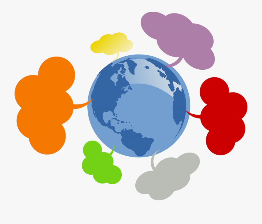 Community Network Globe World Earth International - Communication Clip Art, Transparent Clipart