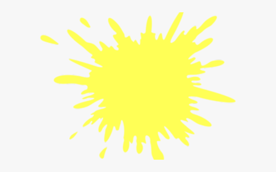Splash Clipart Yellow - White Color Splash Png, Transparent Clipart