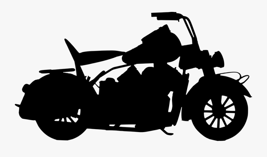 Harley Davidson Clipart Silhouette - เงา รถ มอ ไซ, Transparent Clipart