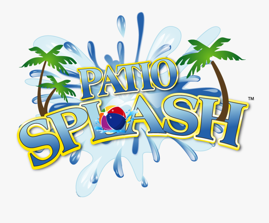 Patio Splash Logo - Patio Splash, Transparent Clipart