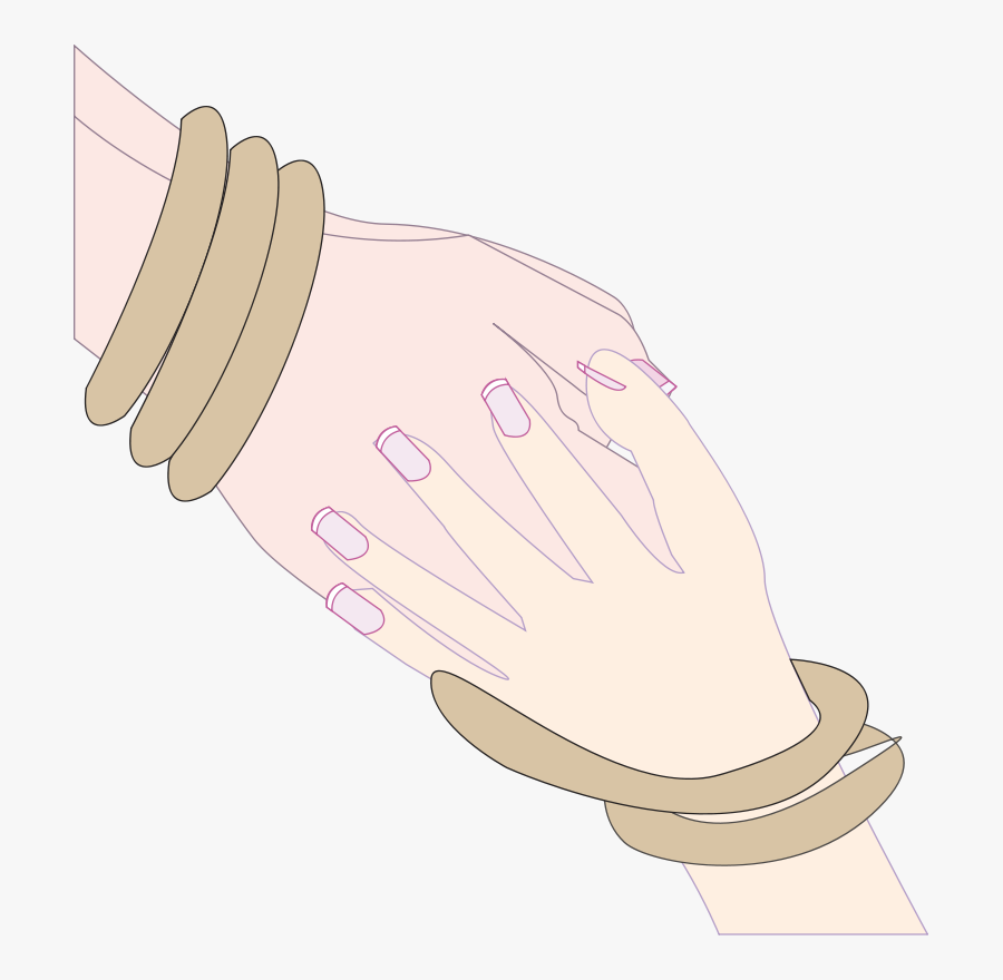 Thumb,hand,nail - Holding Hands Wedding Clipart, Transparent Clipart