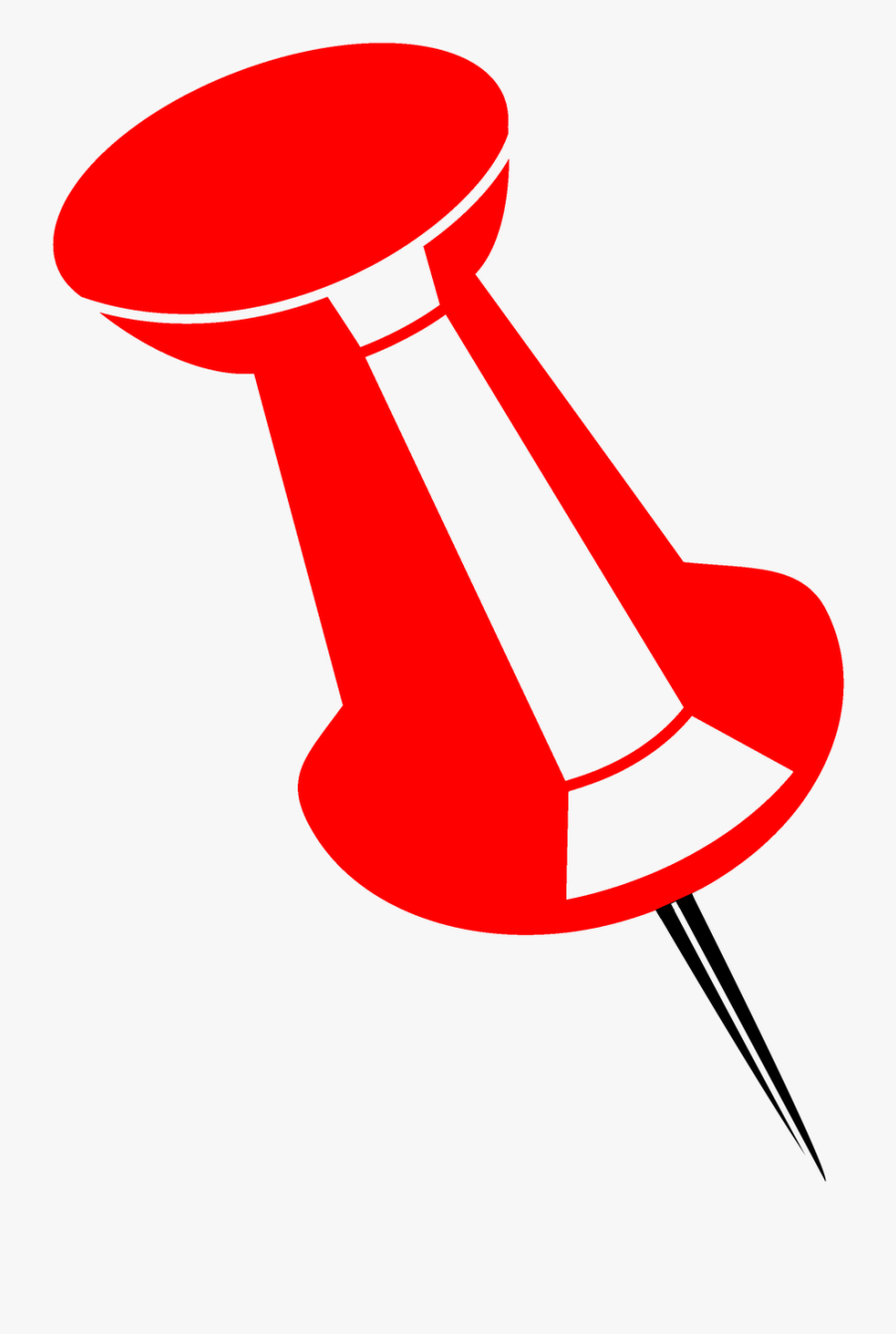 Pin, Insert, Wall, Nail, Bulletin Board, Office - Push Pin, Transparent Clipart