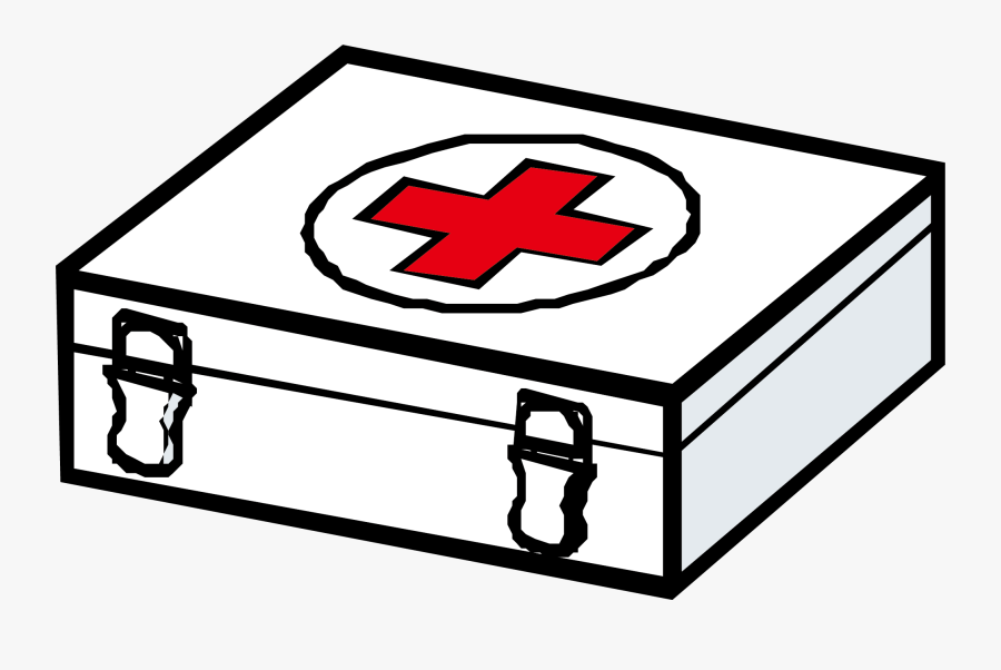 First Aid Kit Health Care Pharmaceutical Drug Medicine - First Aid Box Cartoon, Transparent Clipart