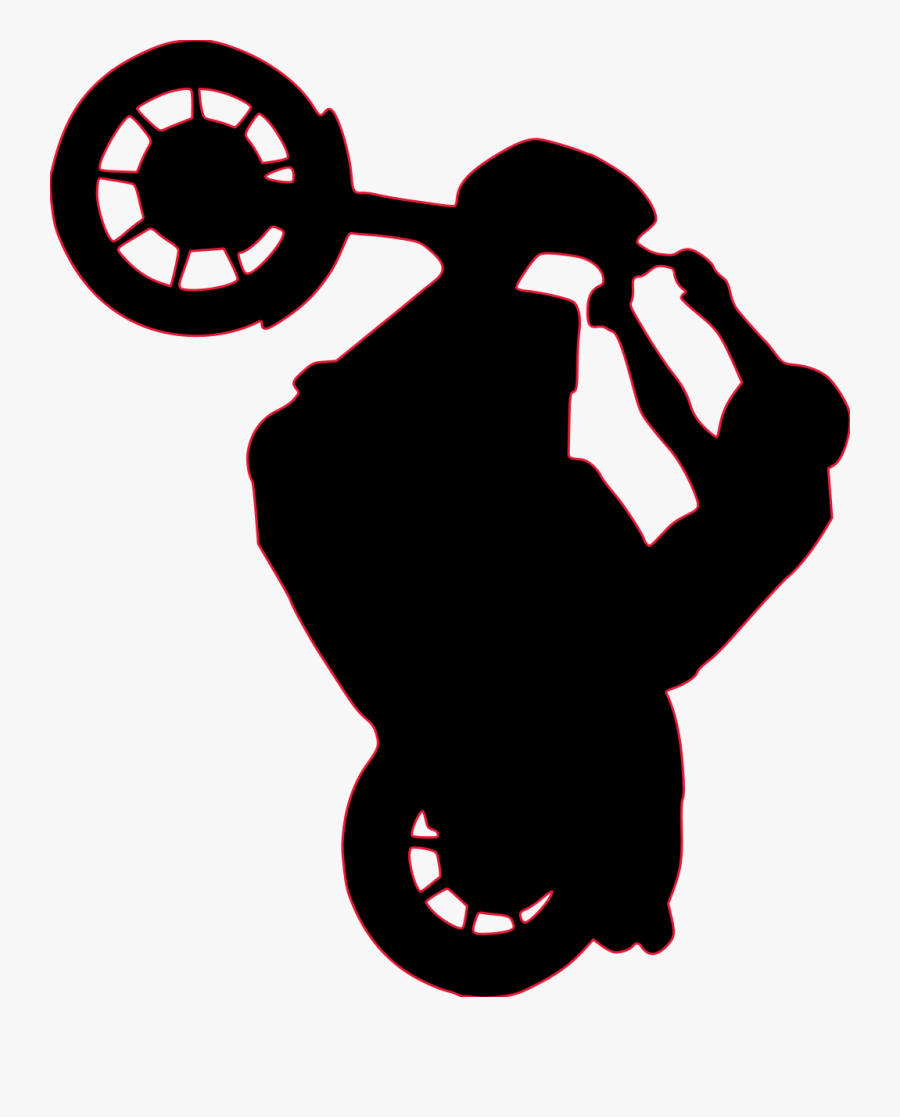 Harley-dynaglide File Size - Harley Wheelie Clip Art, Transparent Clipart