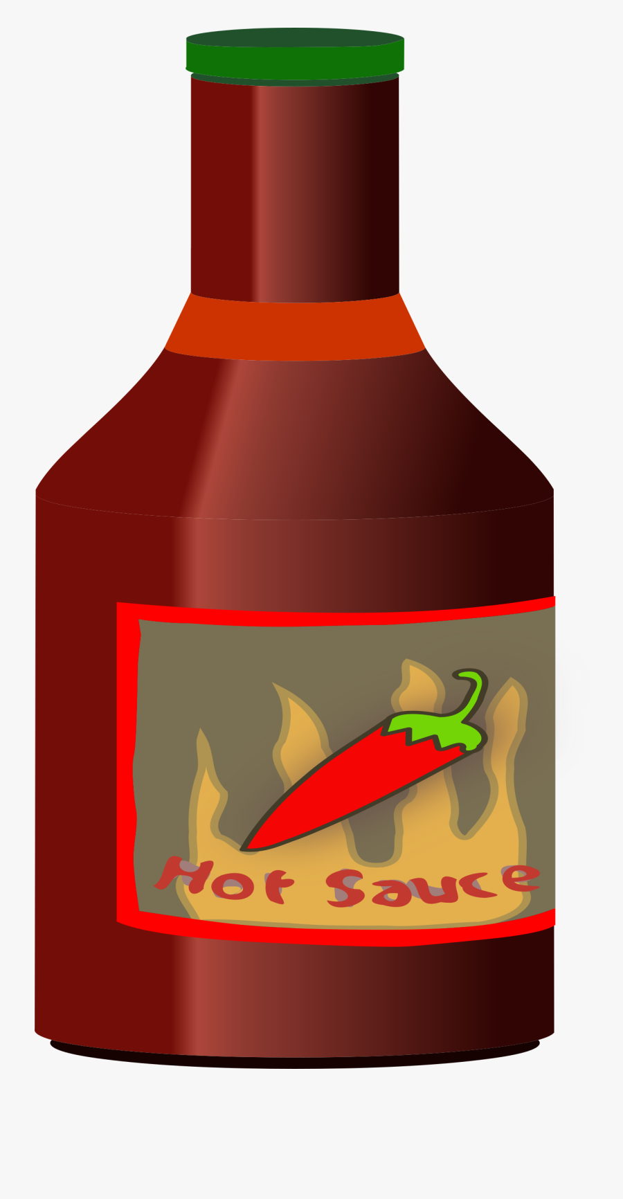 Chili Drawing Hot Sauce - Hot Sauce Clipart Png, Transparent Clipart