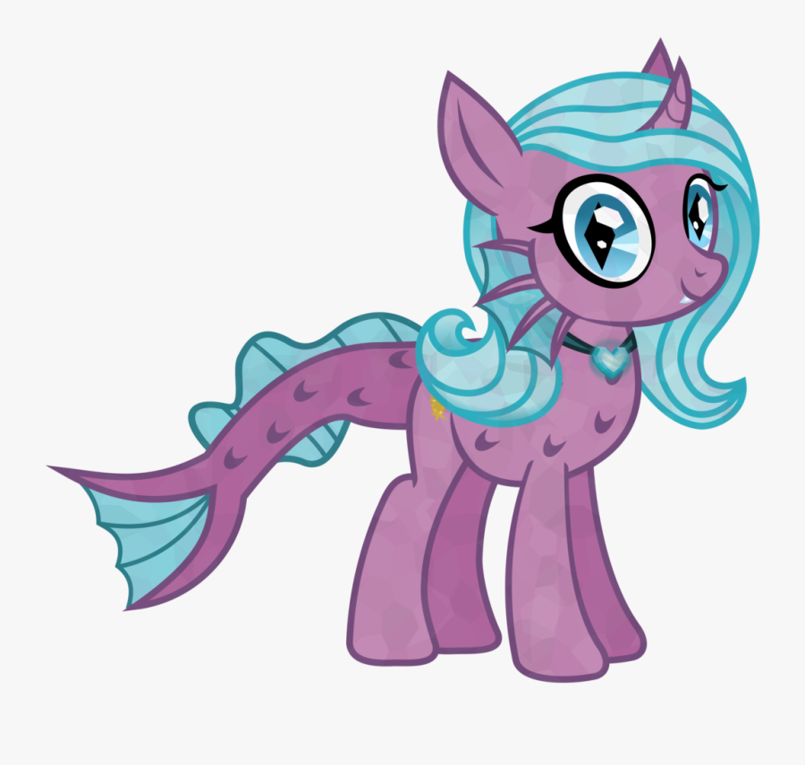 Lightningbolt, Crystal Heart, Crystallized, Crystal - Mlp Siren Pony Hybrid, Transparent Clipart