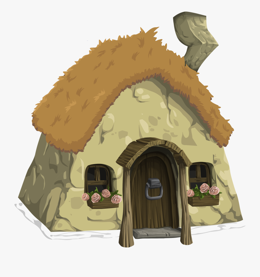 Cottage From Glitch - Thatched Roof Cottage Clipart, Transparent Clipart