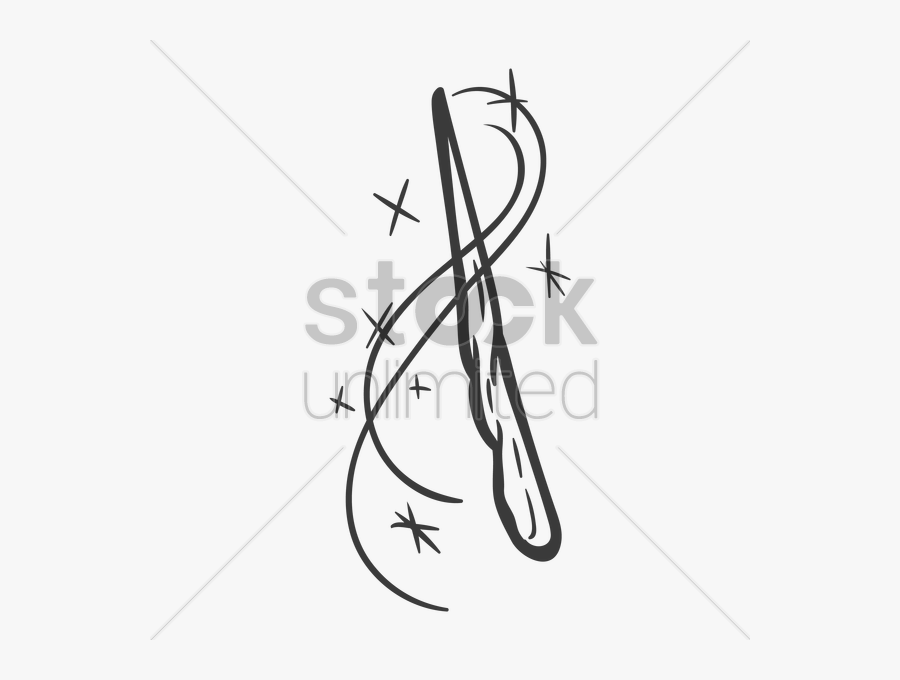 Clip Library Download Magic At Getdrawings Com Free - Magic Wand Drawing, Transparent Clipart