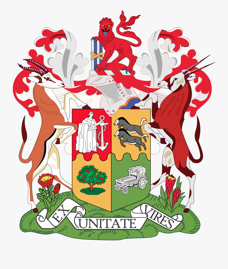 Apartheid South African Coat Of Arms, Transparent Clipart