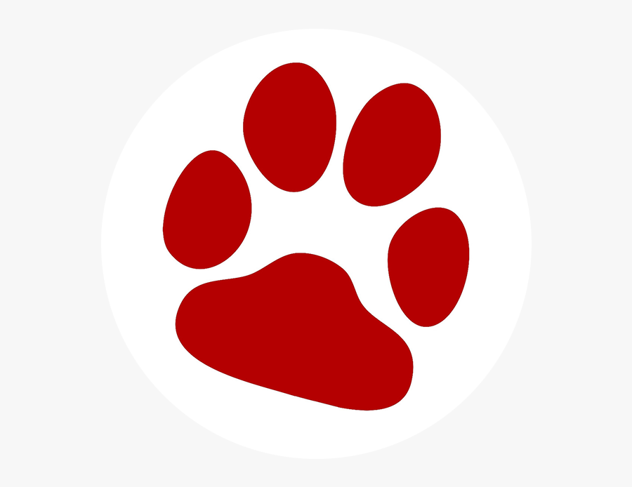 Minis Follow Us On - Red Paw Logo Transparent, Transparent Clipart