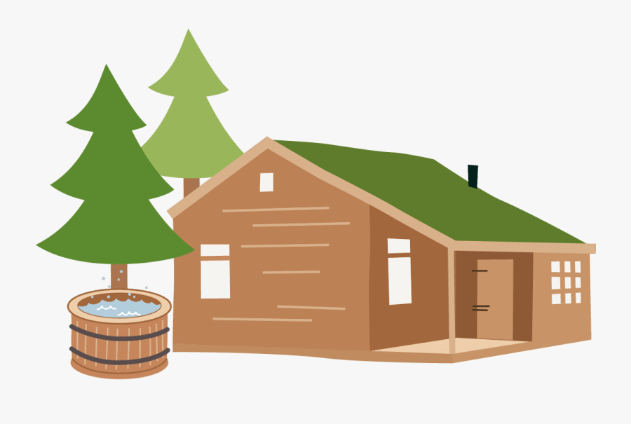House Accommodation Clip Art, Transparent Clipart