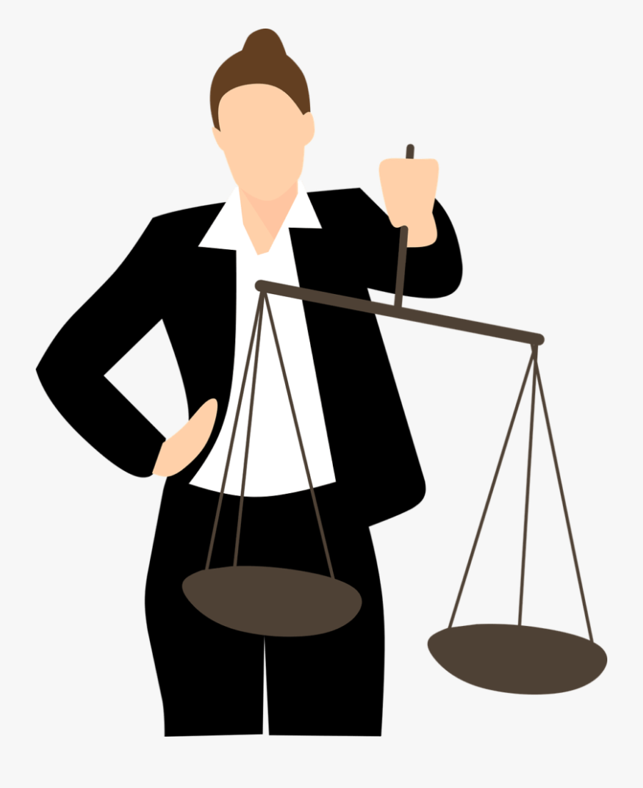 Female Lawyer Happy Bday Lawyer, Transparent Clipart
