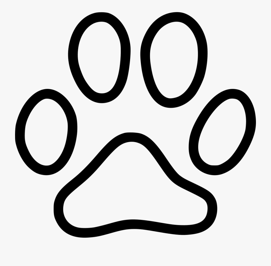 Cat Footprint Svg Png Icon Free Download Onlinewebfonts - Cat Paw Icon Transparent, Transparent Clipart