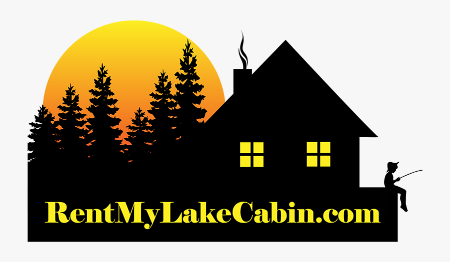 Rentmylakecabin - Com - Lake House Silhouette Clip Art, Transparent Clipart