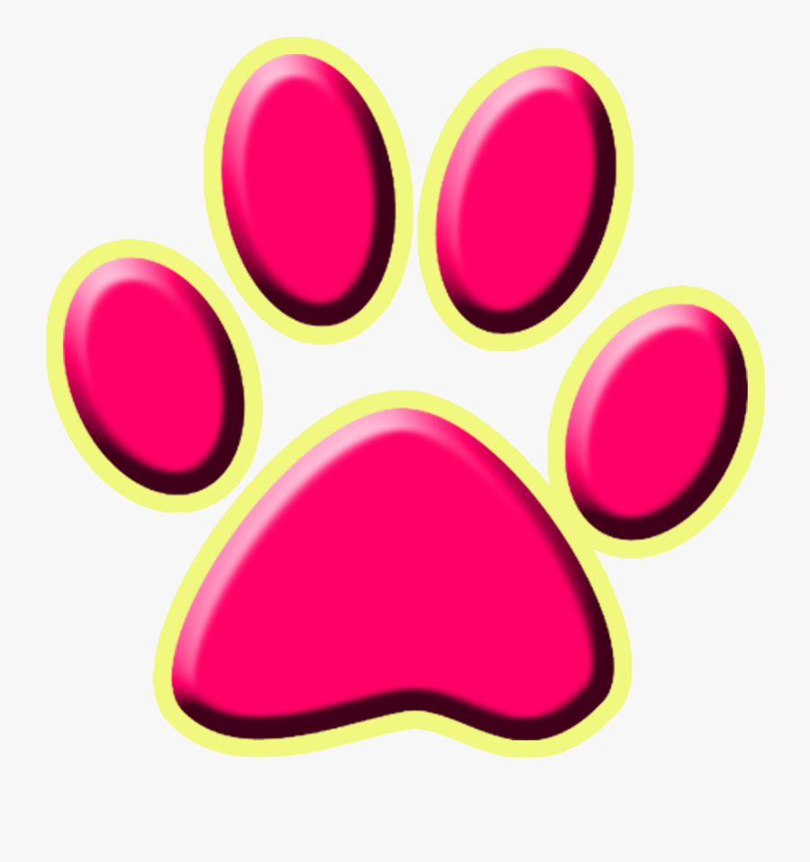 Dog Paw Cat Silhouette Printing - Transparent Cat Paw Print, Transparent Clipart
