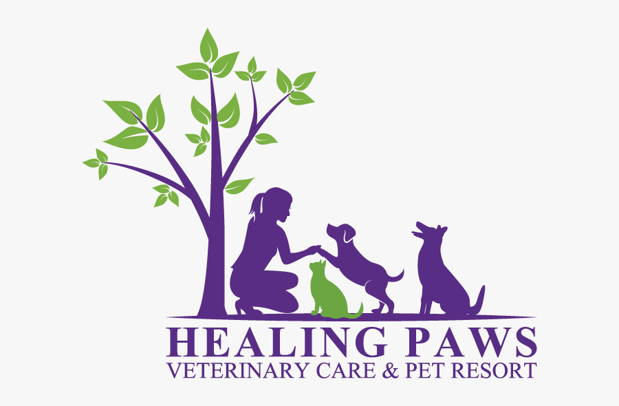 Healing Paws Veterinary Care - Healing Paws Logo, Transparent Clipart