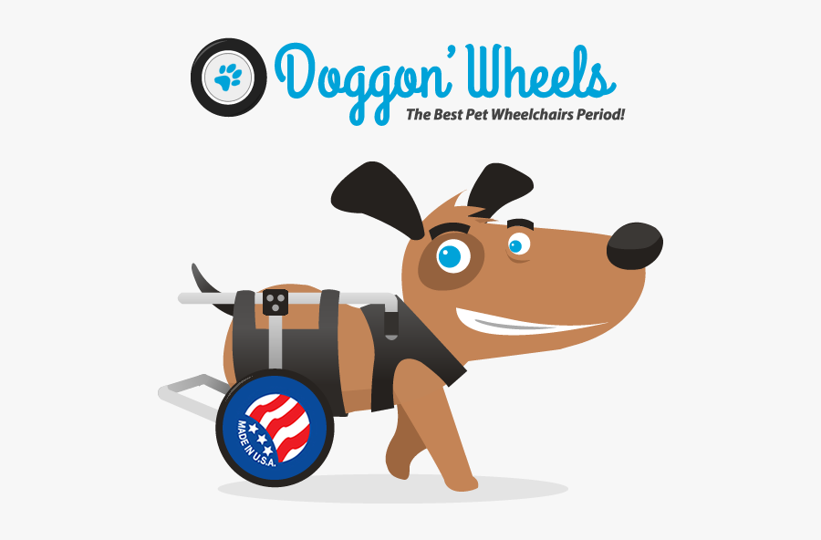 Doggon Wheels Mascot - Cartoon, Transparent Clipart