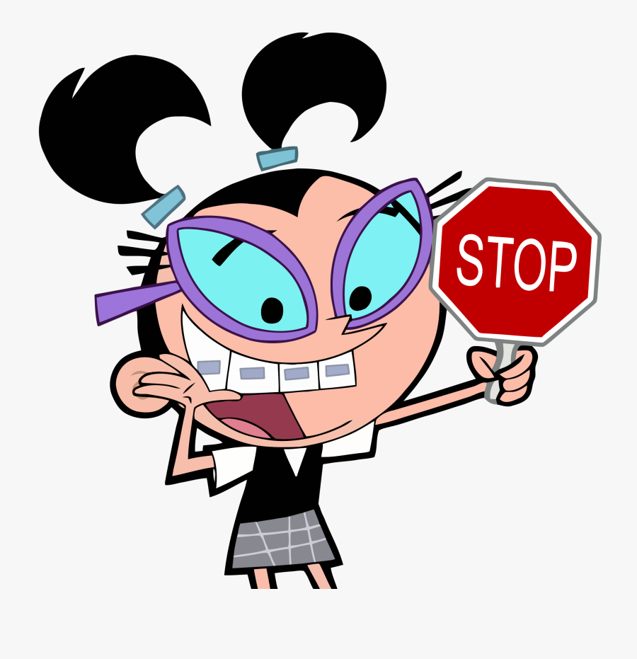 Stop Tootie Pink Clip Art Cartoon Human Behavior - Tootie Fairly Odd Parents Png, Transparent Clipart