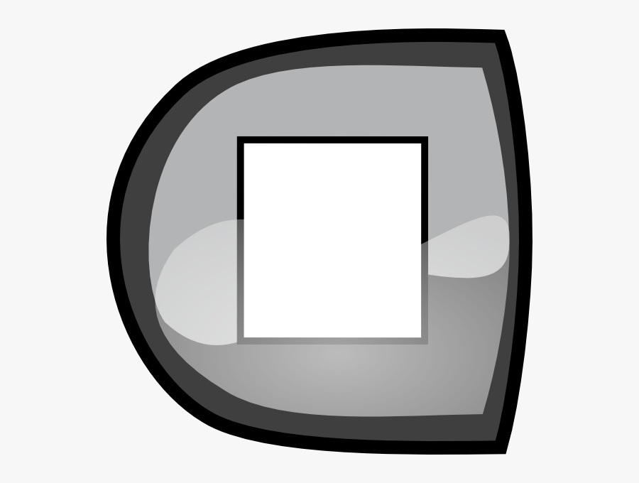 Black Stop Button Svg Clip Arts - Icon, Transparent Clipart