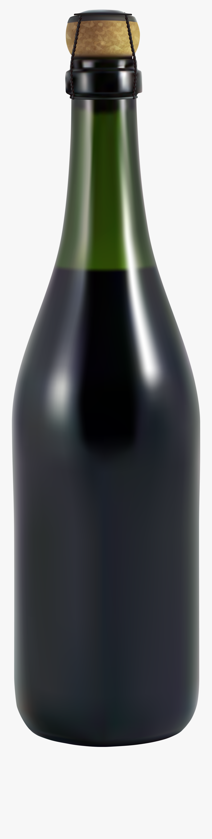 Bottle Of Champagne Png Clip Art - Vase, Transparent Clipart