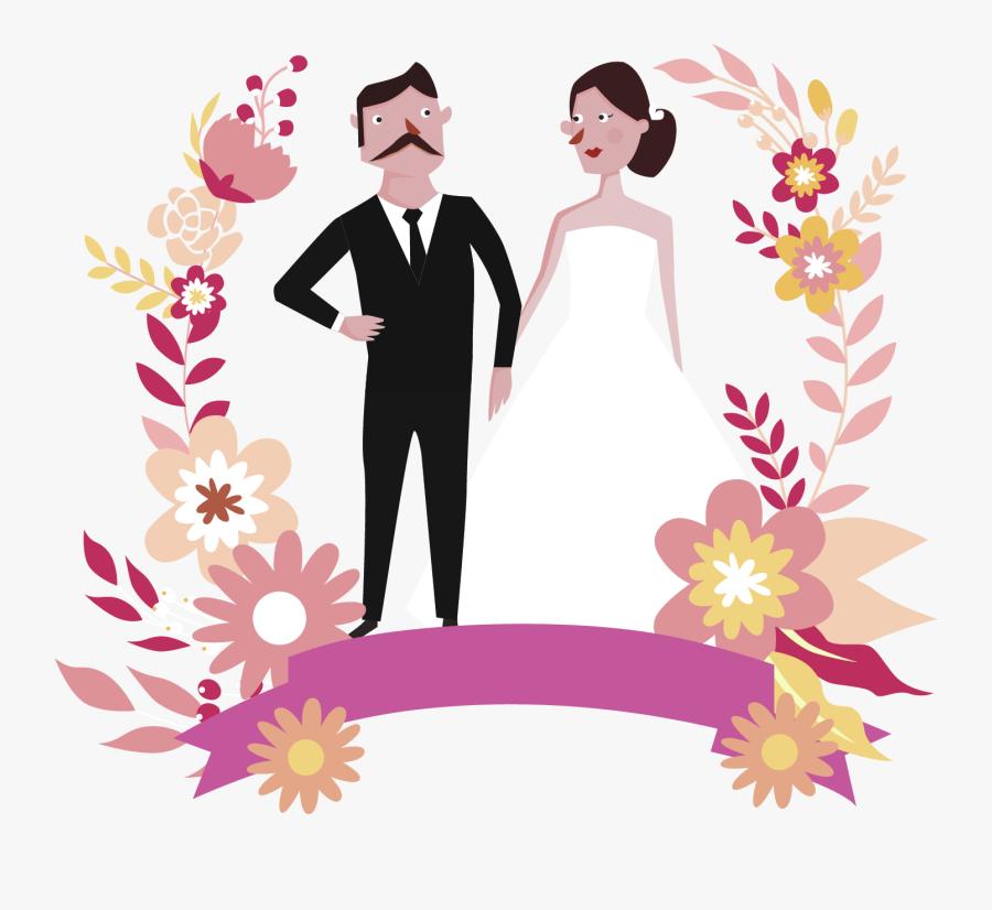 Wedding Bridegroom Clip Art Vector Bride And - Bridegroom, Transparent Clipart