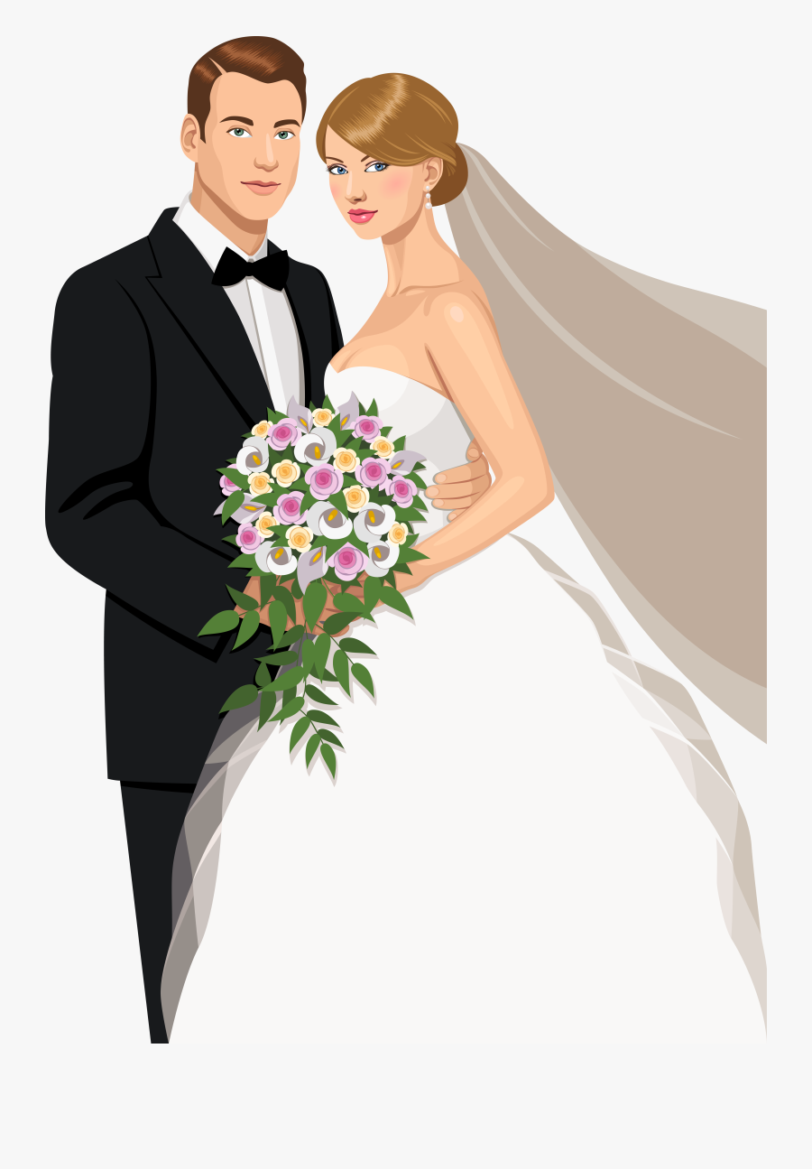 Bride Png Hd Quality Png Icon - Groom And Bride Vector Png, Transparent Clipart