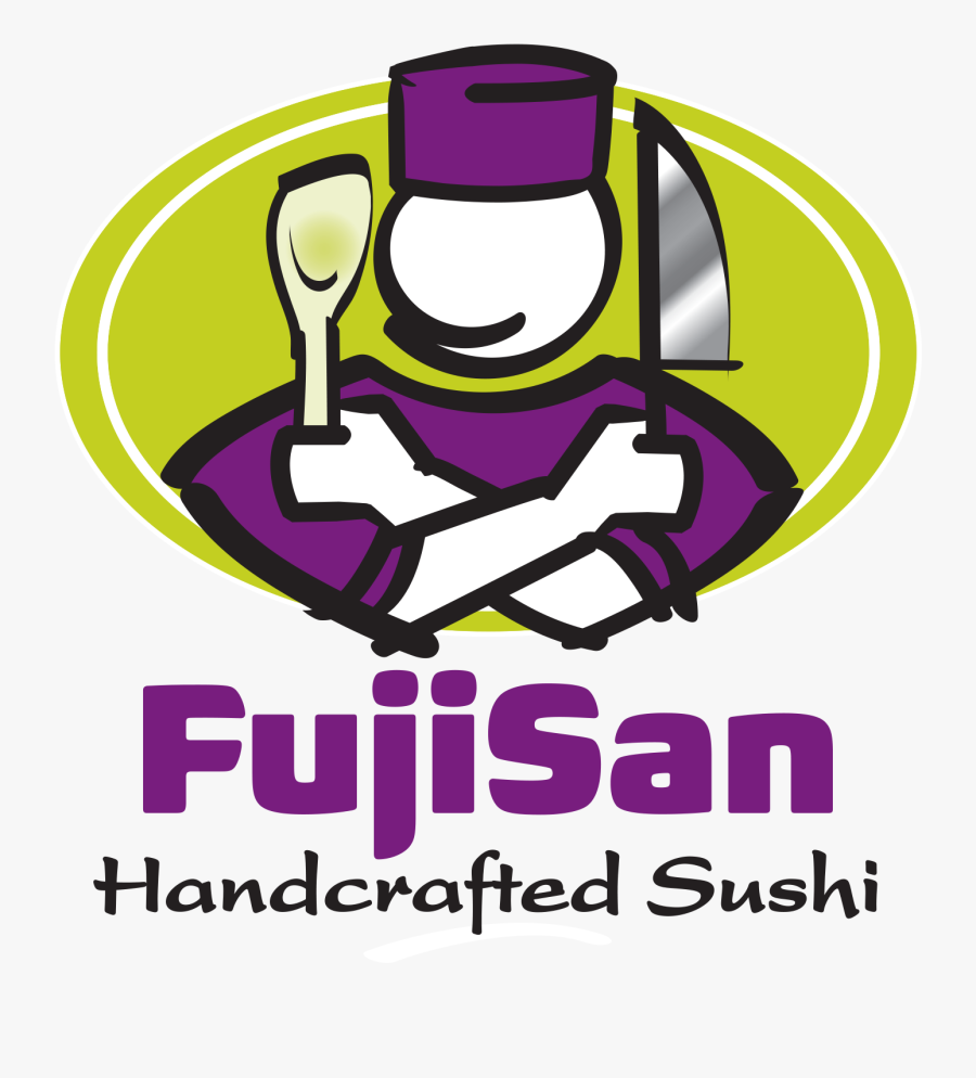 Fujisan Sushi Logo, Transparent Clipart