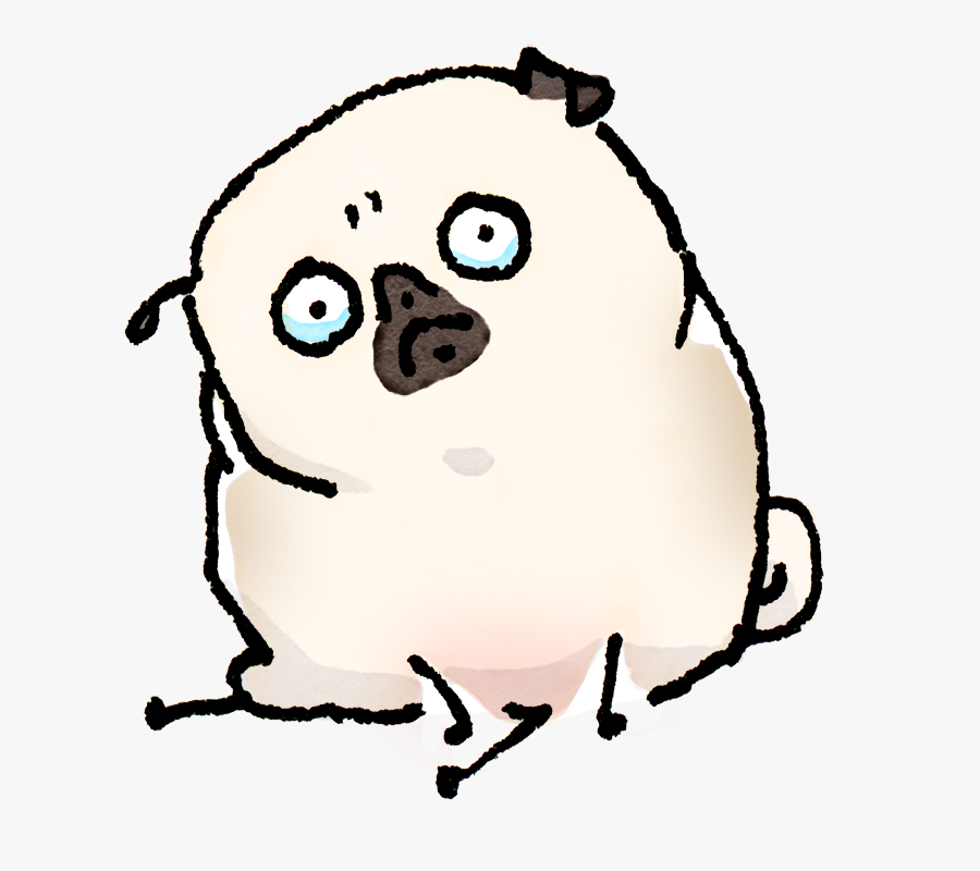 Pug Clip Art, Transparent Clipart