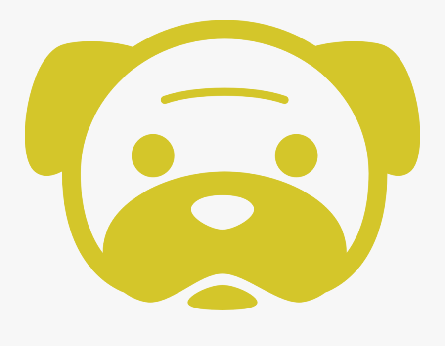 Gold Pug, Transparent Clipart