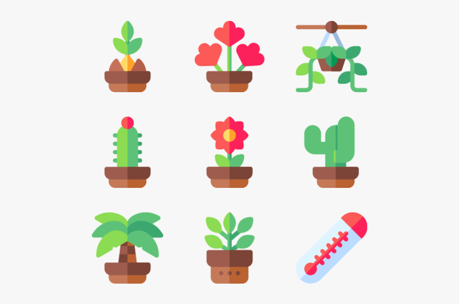 House Plants, Transparent Clipart