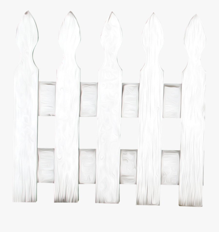 Wattle Fence Collage Clip Art - Picket Fence, Transparent Clipart