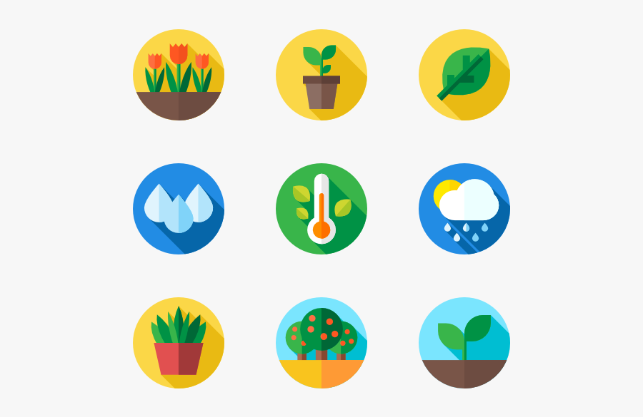 Gardening - Flower Pot Icon Vector Art, Transparent Clipart