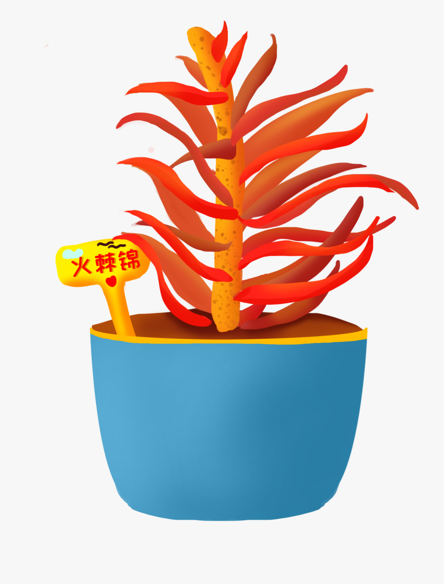 Flavor Potted Plants Hand Painted Png And Psd - Houseplant, Transparent Clipart