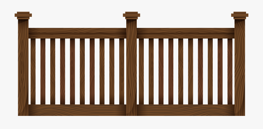 Fences Clipart Transparent - Clipart Png Wooden Fence Png Transparent, Transparent Clipart