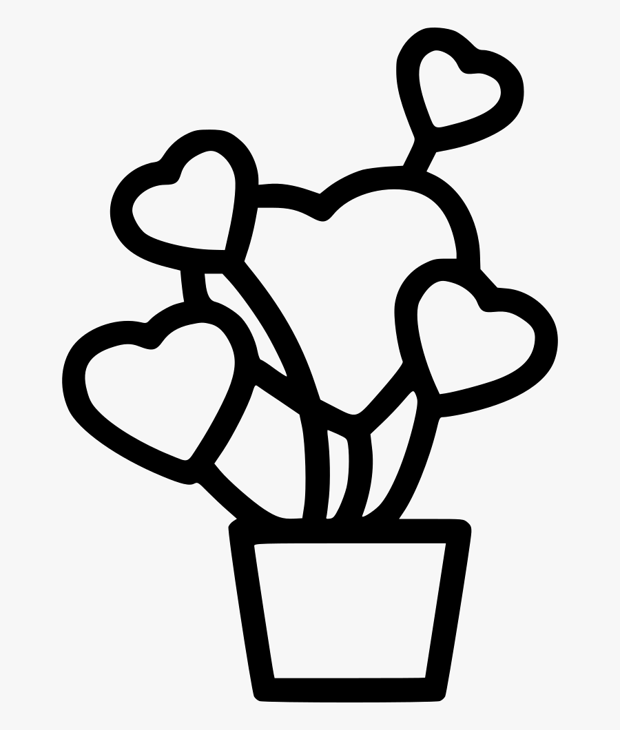 Plant Flower Pot Comments, Transparent Clipart
