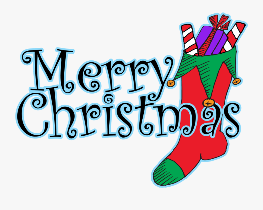 Merry Christmas In Words, Transparent Clipart